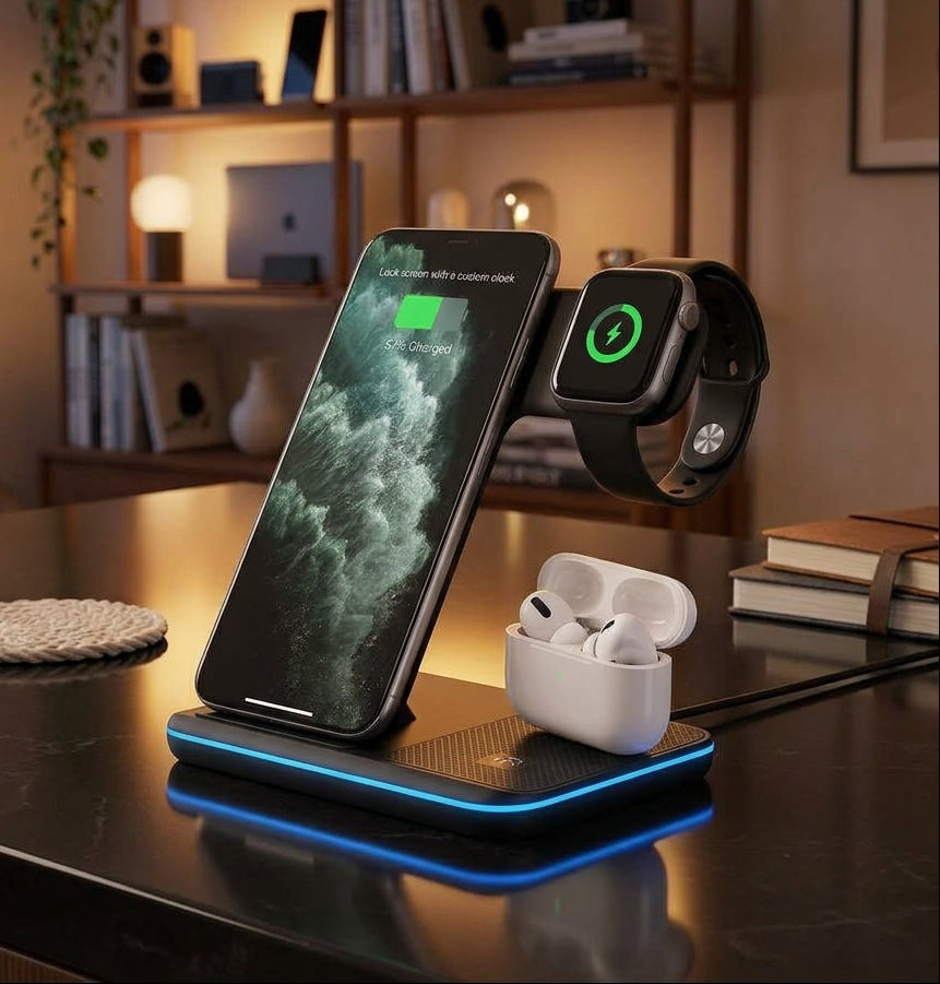 3 In 1 Wireless Charger Stand